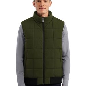 Hunter Men's Dark Green Quilted Vest